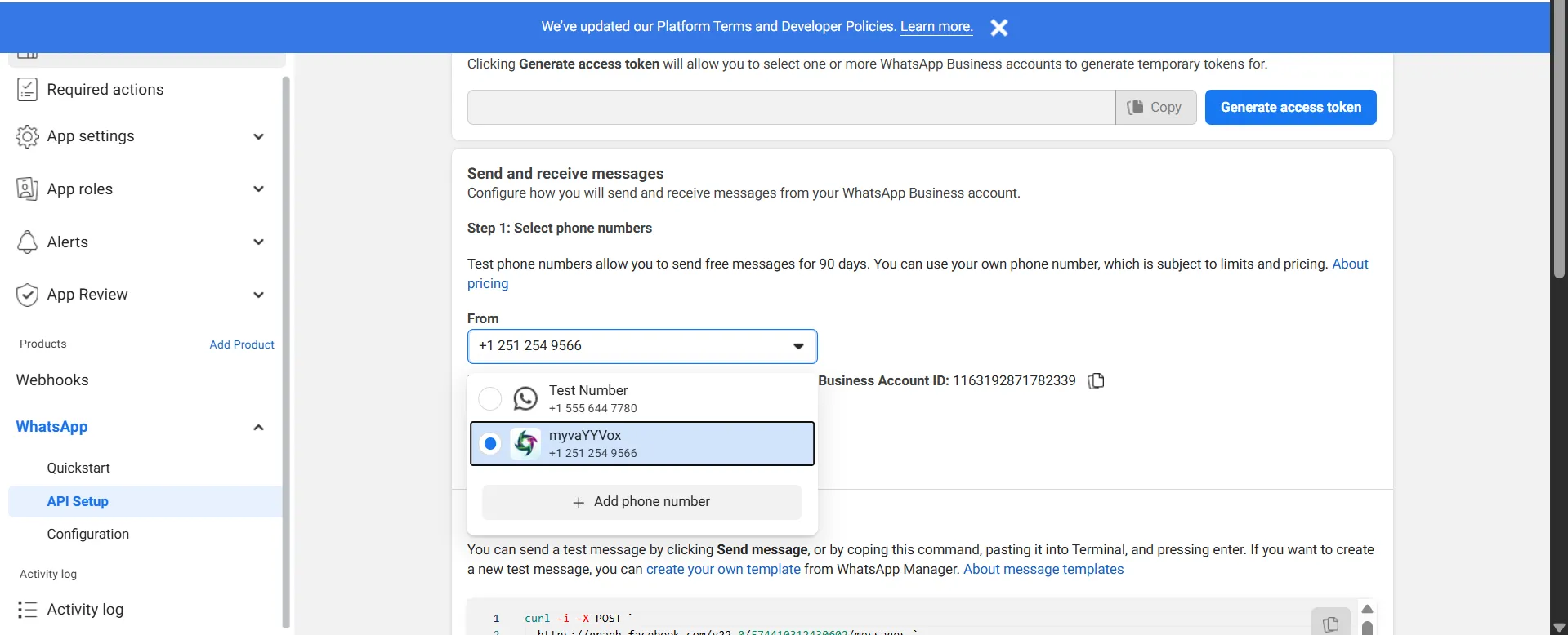 WhatsApp API Setup